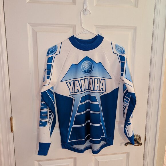 Yamaha Racing Blue and White Jersey - Picture 1 of 6